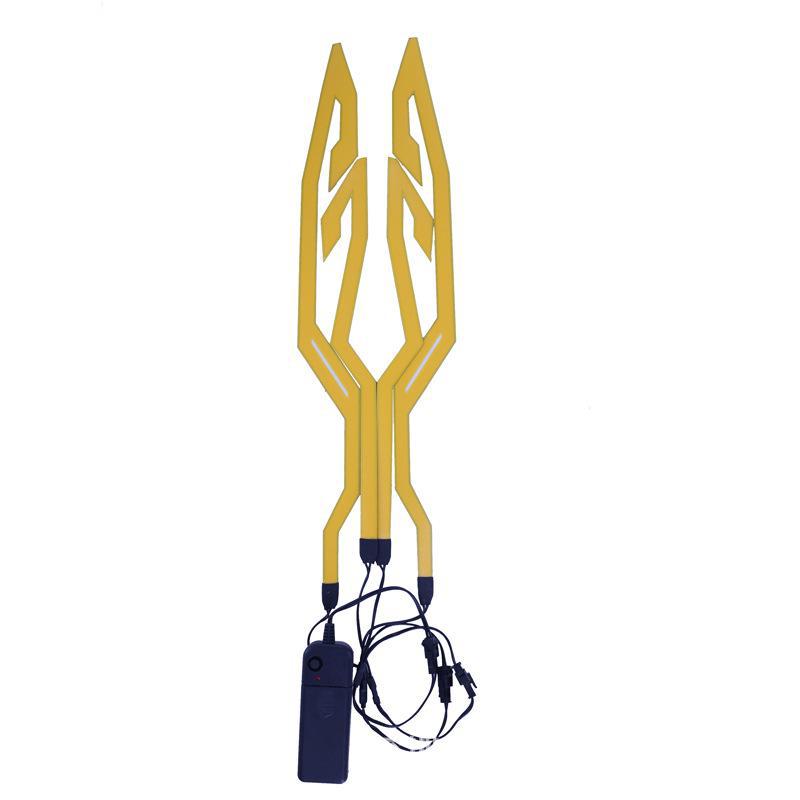 

Лента холодного света для шлема мотоцикла - декоративная фара в стиле вибрато, легко наклеивается