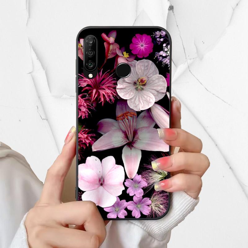 Phone Cover For Huawei P30 Lite Silicone Case MAR-LX1A Fashion Painted Shockproof Soft Fundas For Huawei Nova 4e Coque P30Lite