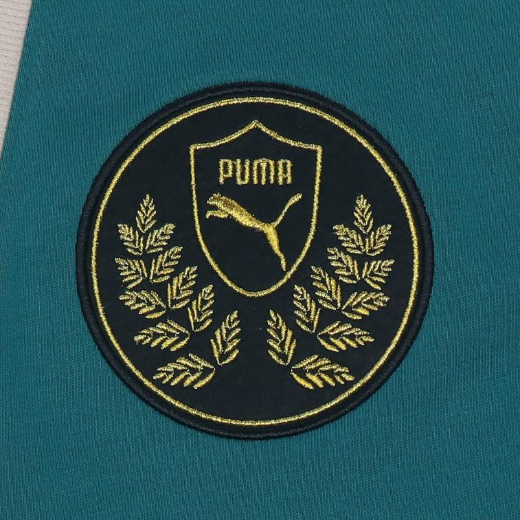 Puma Knitwear Unisex Green V Neck Moderate Cardigan 537004-90