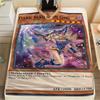 Soft Game King Card Pattern Knitted Blanket, High-quality and Comfortable Blanket, a Gift for Family and Friends
