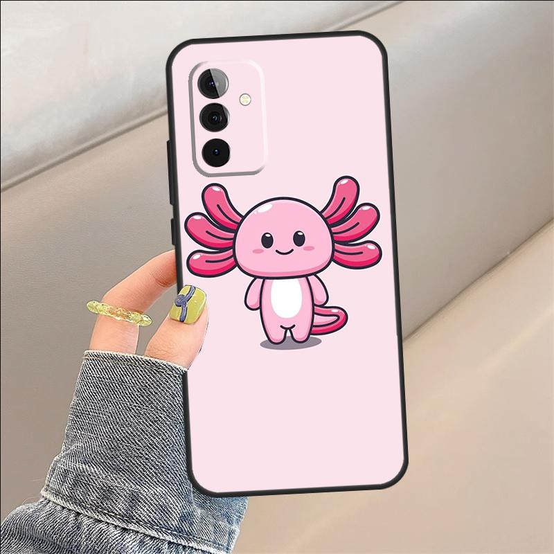Cute Animal Axolotl Case For Samsung Galaxy A22 A05 A53 A33 A06 A26 A16 A56 A36 A05 A32 A52 A54 A34 A14 A55 A15 A35