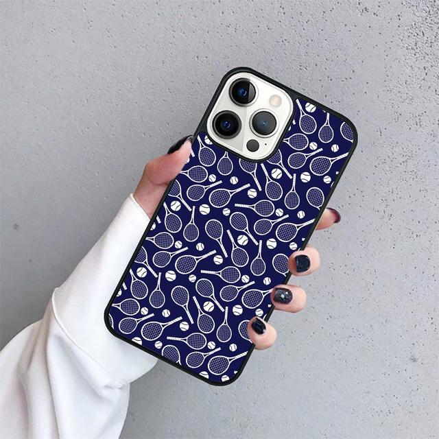 Tennis Ball Rackets Phone Case Cover For iPhone 17 Air 16 15 14 13 12 Pro Max 11 Pro Max Plus Coque Shell