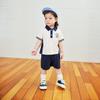 [Cotton] Mini Bala Short Sleeve Set for Boys and Girls Baby Clothes Baby Short Sleeve Shorts Summer New Style
