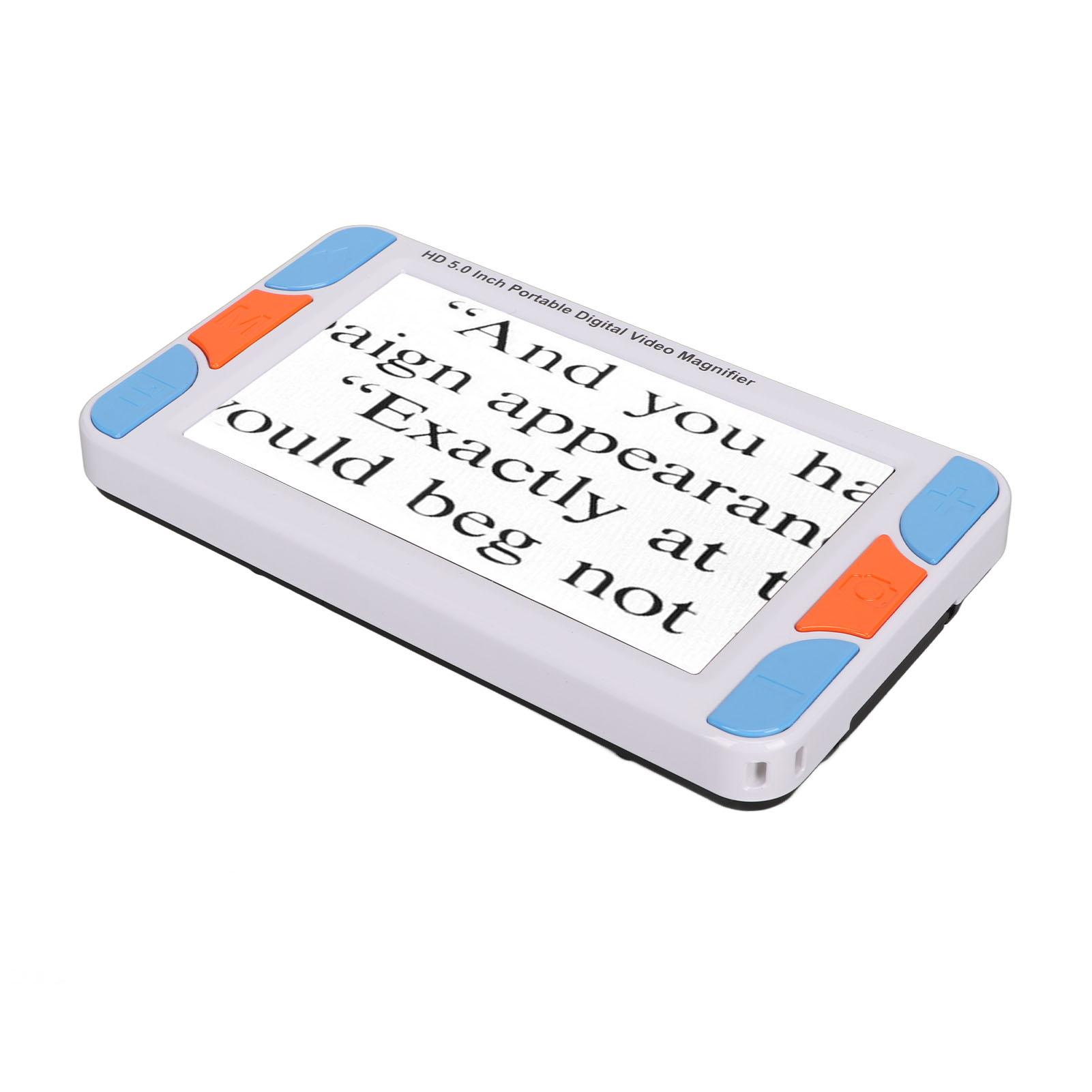 

5.0дюймові Електронні Допоміжні Засоби Зору HD Портативні Підтримка 26 Колірних Режимів Ручний Цифровий Збільшувач для Читання EU Plug