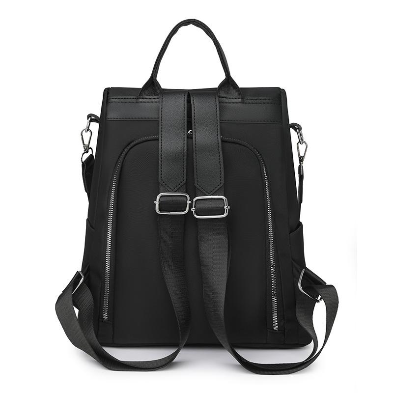 New Korean Version Women's Backpack Summer Fashion Urban Texture Schoolbag Large Capacity Commuter Travel Backpack