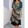 Abito Maglietta Moda Versatile Comodo Quotidiano Morbido Casual Abiti Casual