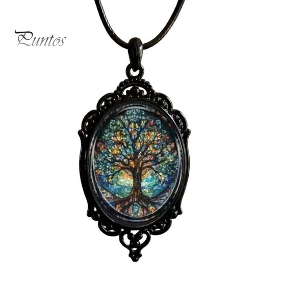 Spooky Cosplay Jewelry Vintage Gothic Necklace, Raven Pendant Bat Red Holiday Party Costume Accessories Rose Halloween Witchy for Women Necklace