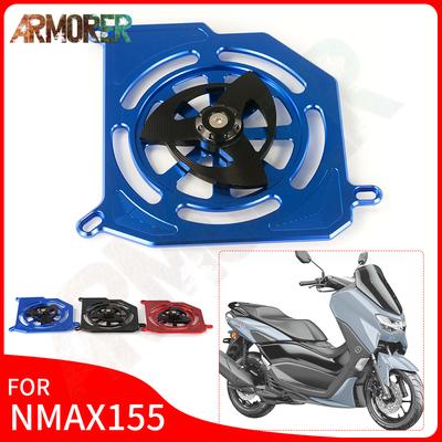Acessórios da motocicleta para yamaha nmax155 nmax 155 nvx155 aerox155 nvx 155 girar ventilador capa radiador grade