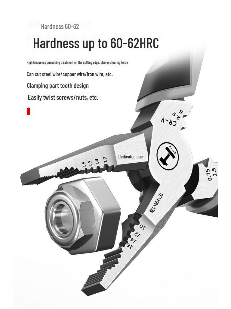 Green Forest Industrial Electrician Pliers & Wire Cutter/Stripper