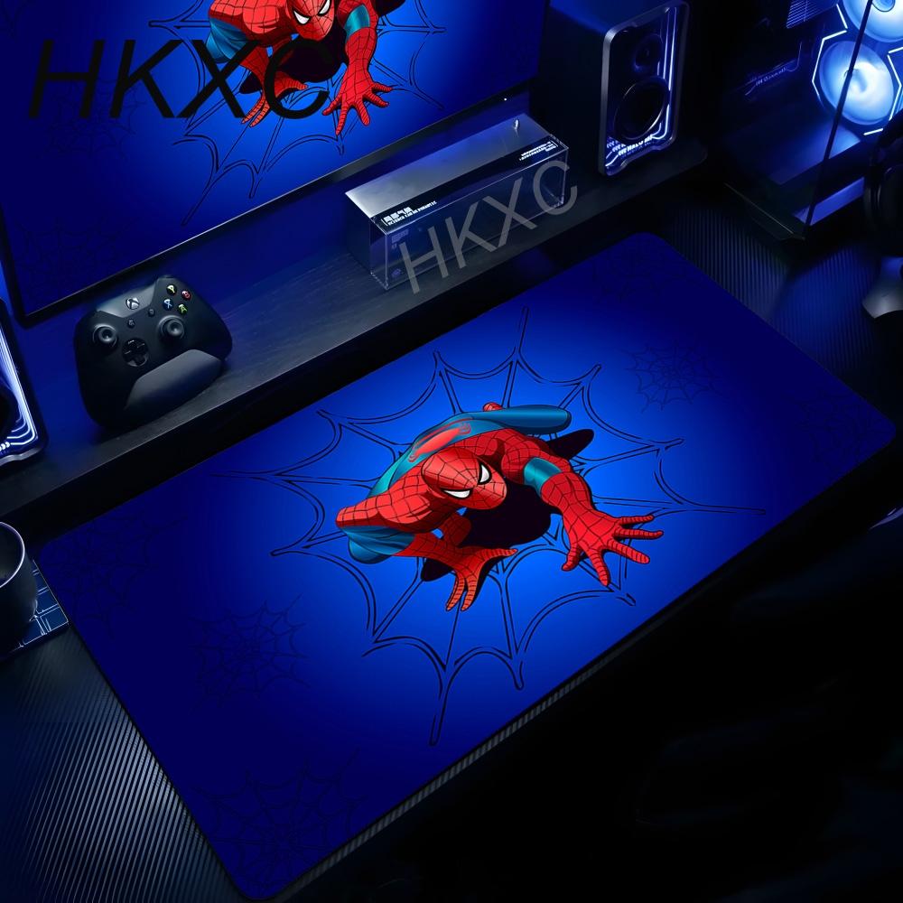 Spider Man Mouse Pad XXL Anime HD Rubber Keyboard Mousepad Suitable For Office Desk Laptops Gaming Accessories Non Slip