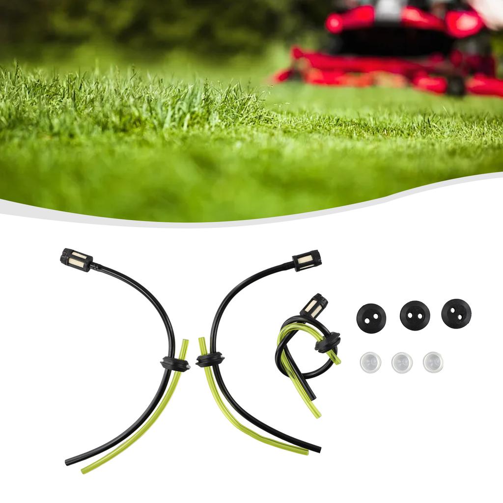 3PCS Fuel Pipe Grass Trimmer Fuel Line Gasket Fuel Filter Kit Lawn Mowers Fuel Lines Home Garden Chainsaw Parts Tool Accessories