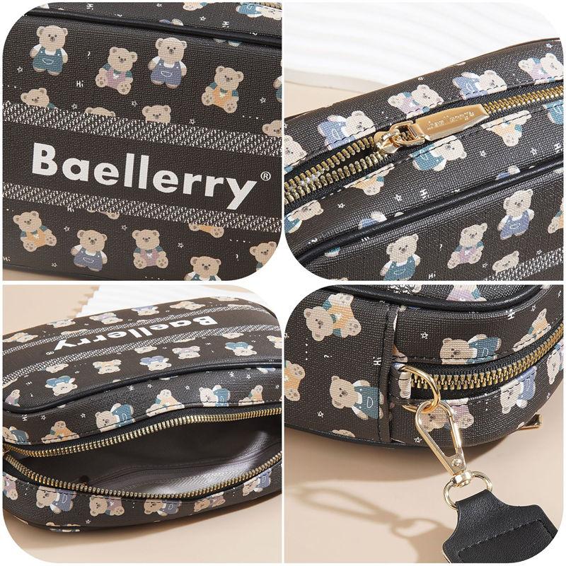 Baellerry Women Fashion Shoulder Bags Casual Zipper Phone Bag Cute Coin Purse Crossbody Messenger Bags