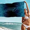 Racing Car F1 Microfiber Printed Beach Towel Mountain Climbing Yoga Beach Swimming Running Absorbent Soft Towel