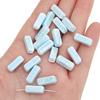 [6x15mm] 5pcs/Bag Cuboid Beads Colored Ceramic Beads Charm Loose Spacer Beads for Earring Bracelet Necklace DIY Jewelry Making Accessories