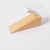Nordic Solid Wood Door Stopper | Heightened Anti-Collision Plug for Bedroom | Movable Top Anti-Closing Bumper