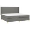 VidaXL Bed Slat Base with Mattress, Upholstered Bed, Double Bed, Adult Bedroom Interior Bed, Modern, 3131858
