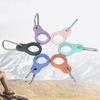 3Pcs Portable Water Bottle Carrying Holder Silicone Hanging Buckles Outdoor Water Bottle Carriers with Carabiner Clip