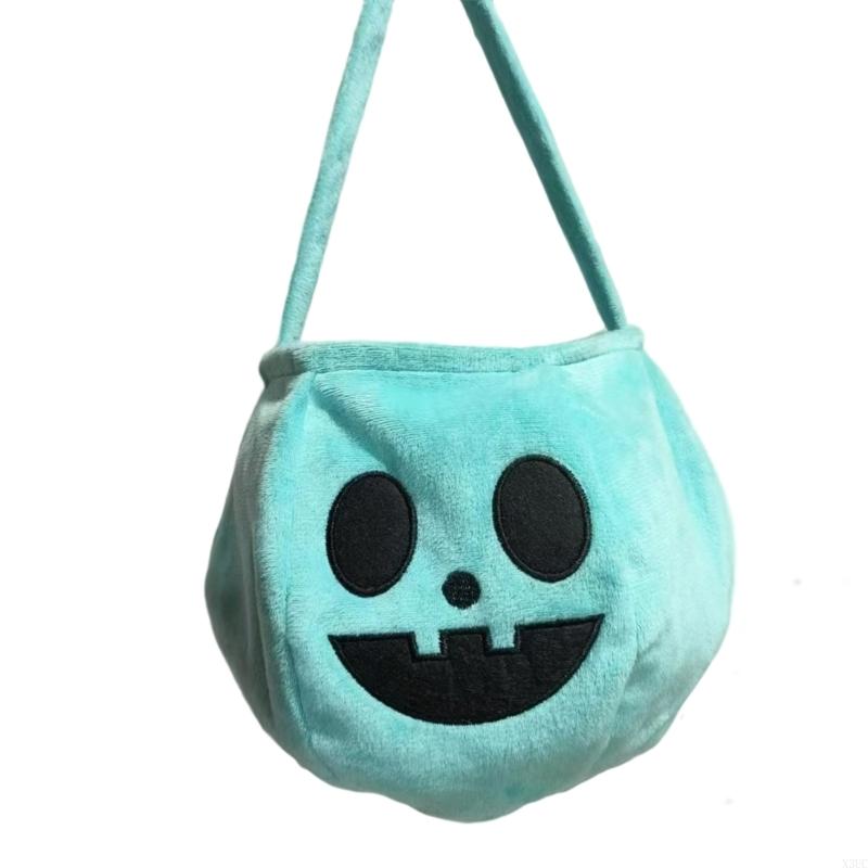 

Oversized Velvets Candy Holder with Handle Seasonal Party Pumpkin Themed Storage Solution For Holiday Occasions X3UC B озеро синий