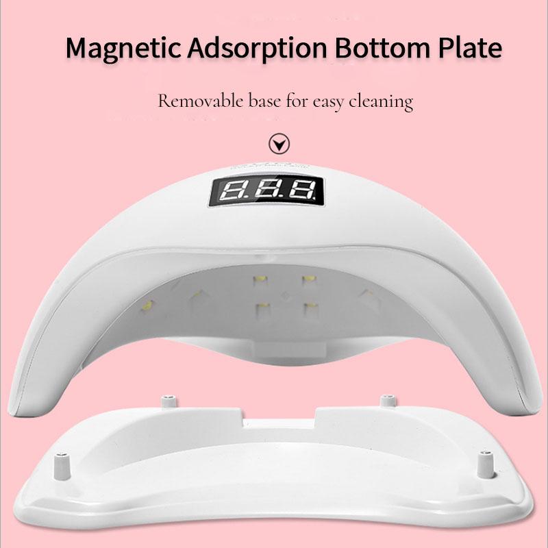 Nail Dryer Gel Nail Polish Curing LED UV Light With 4 Timers Automatic Sensor LCD Display Professional Nail Art Tools Accessorie
