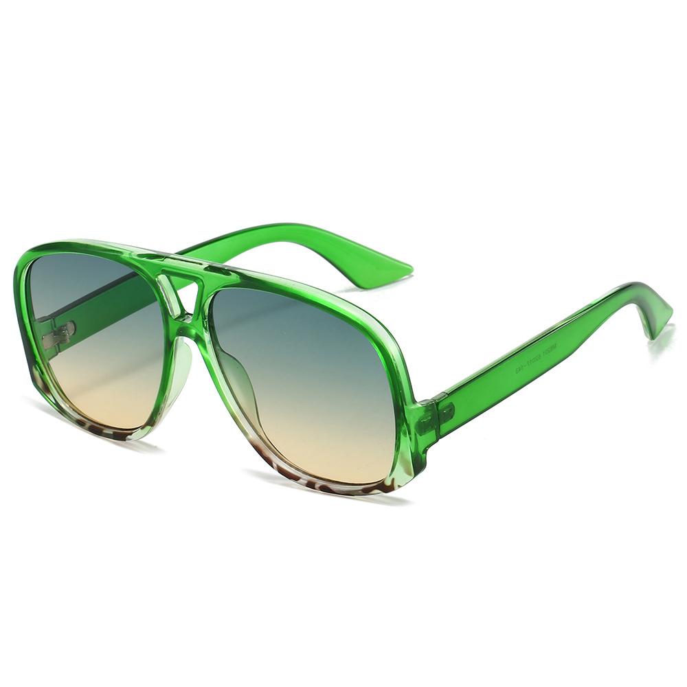 

Oversized Aviator Sunglasses Women Fashion Leopard Print Large Frame Sunglasses Men Retro Outdoor Driving Sunglasses UV400