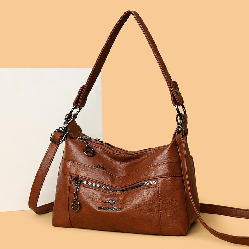 Large Capacity Small Square Bag Mother Bag Women's Shoulder Bag Multi-Layer Crossbody Bag