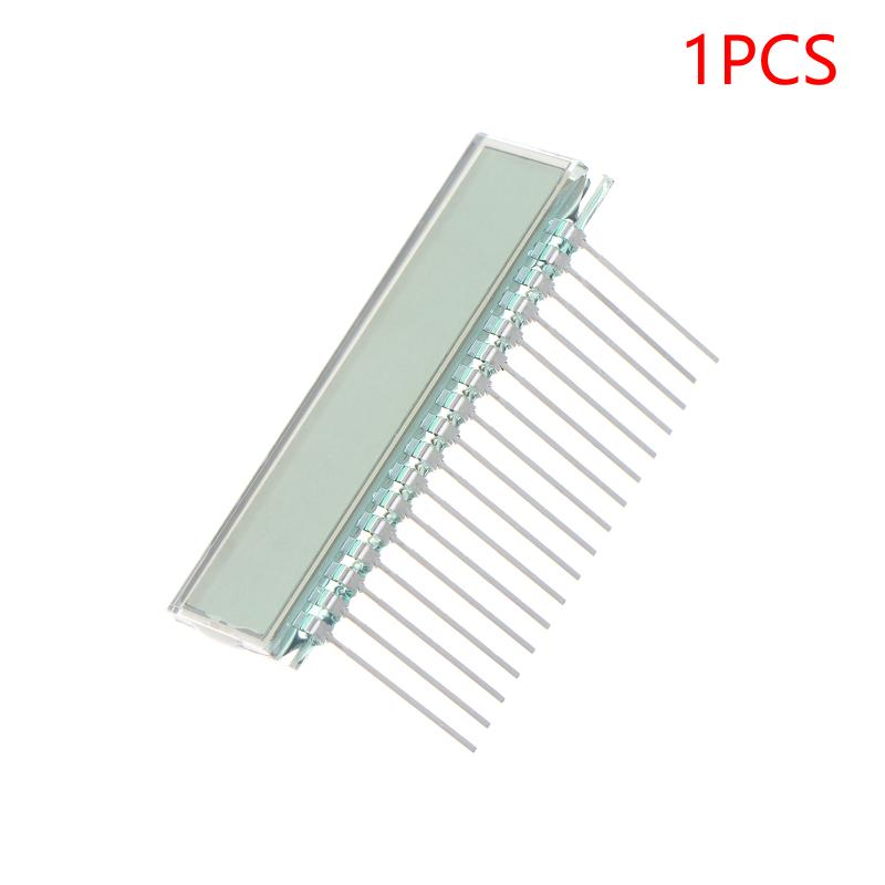 2PCS 17PIN TN Positive 6 Digit Segment LCD Panel 3V Without Backlight for Educational Electronic Projects