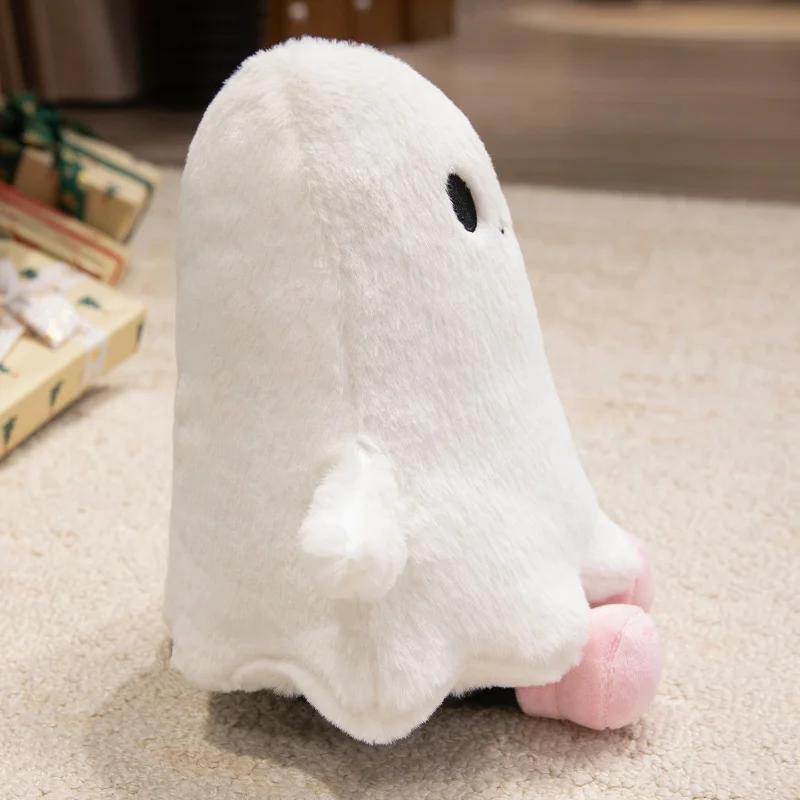 Cute White Little Ghost Plush Doll Soft Ghost Halloween Party Supplies Decorations Festival Collection Festival Gift for Friends