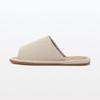 MUJI Malai Grass Open XL Slippers, Front, 84774881, Natural,