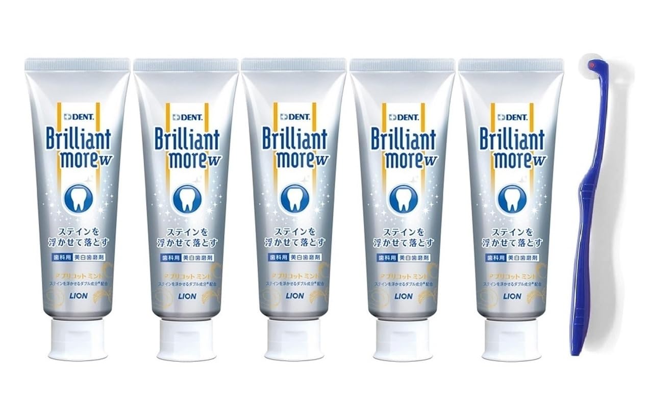 

Brilliant More Double Apricot Mint 5 бутылок еще Эксклюзивный стоматологический продукт Отбеливающий зубной налет Kurun Mini стоит до 1 бутылки (90г) [Блестящий w] +