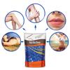 Depilatory Wax for Shaving Legs, Face, Bikini, Drops, Hard Blue, 100 Grams