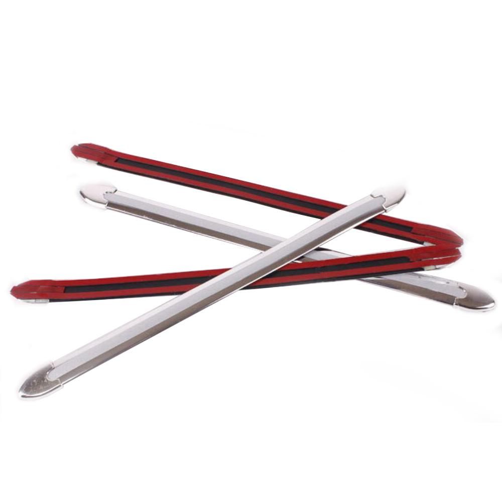 4 stücke Auto SUV Rand Anti-kollision Streifen Stoßstange Schutz Schutz Bar Anti-Reiben Kratzen Einzelhandel Stoßstange crash Styling Moulding