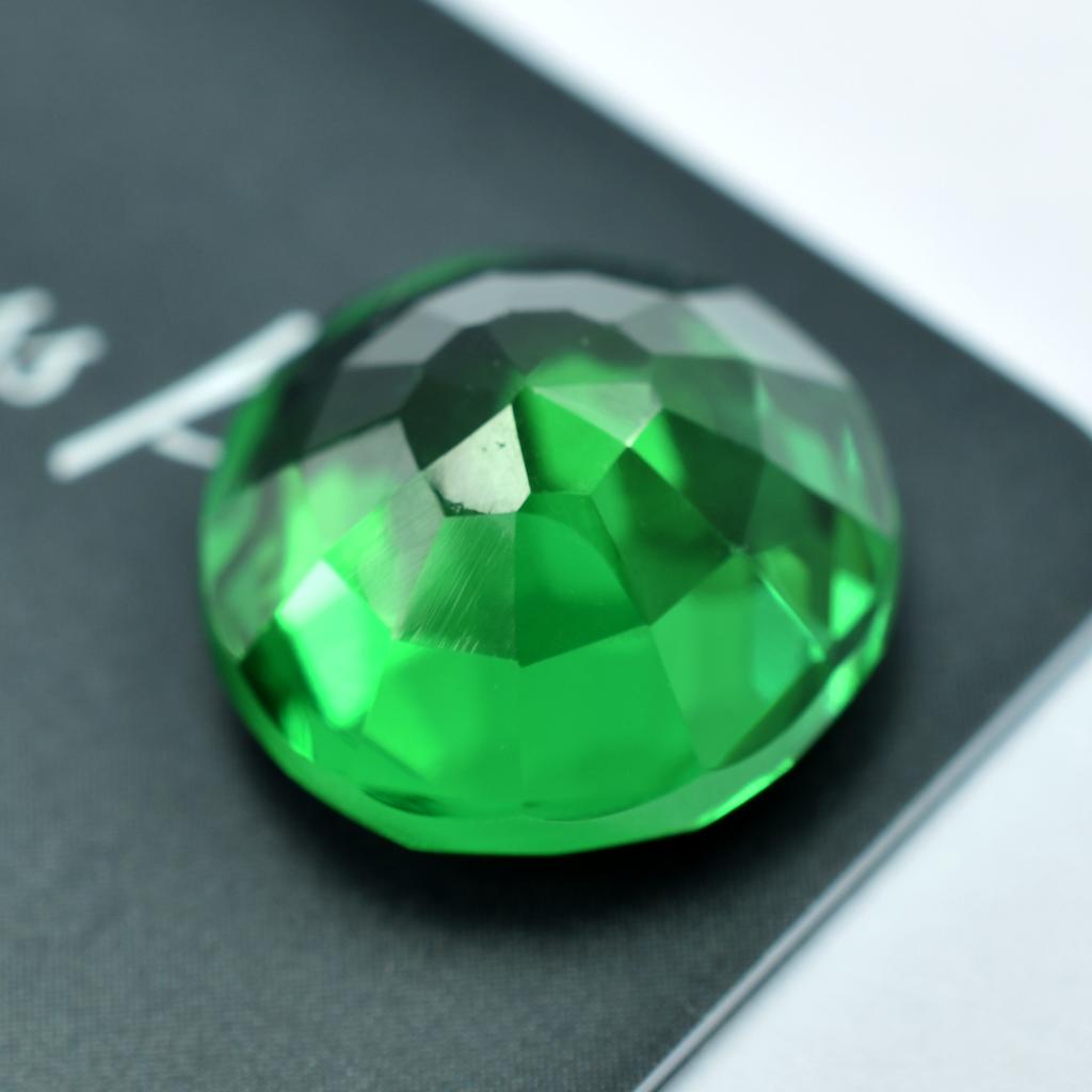 Natural Tsavorite Garnet Round Cut Green 10 Ct VVS Loose Gemstones