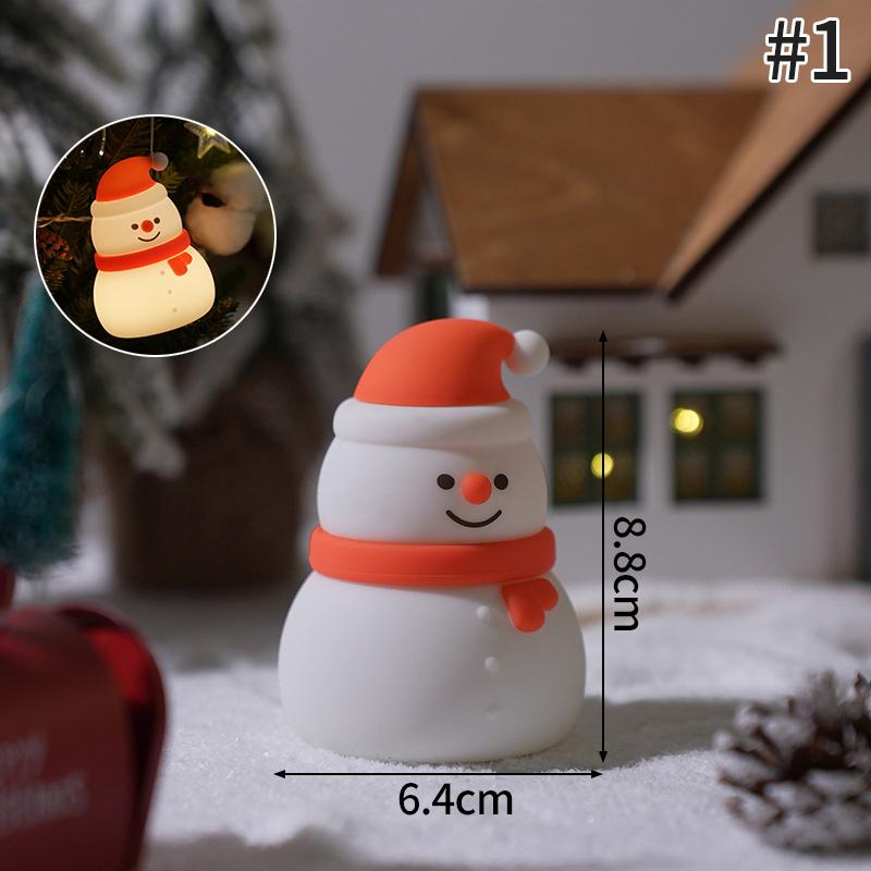 Glowing Christmas Tree Tabletop Ornaments Led Christmas Tree Windows Display Decor Festival Atmosphere Led Night Lights Gift