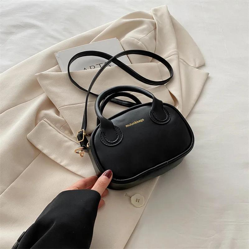 

Новые универсальные маленькие квадратные сумки на одно плечо и через плечо для женщин, модная сумка-тоут из комбинированной кожи, на молнии чёрный