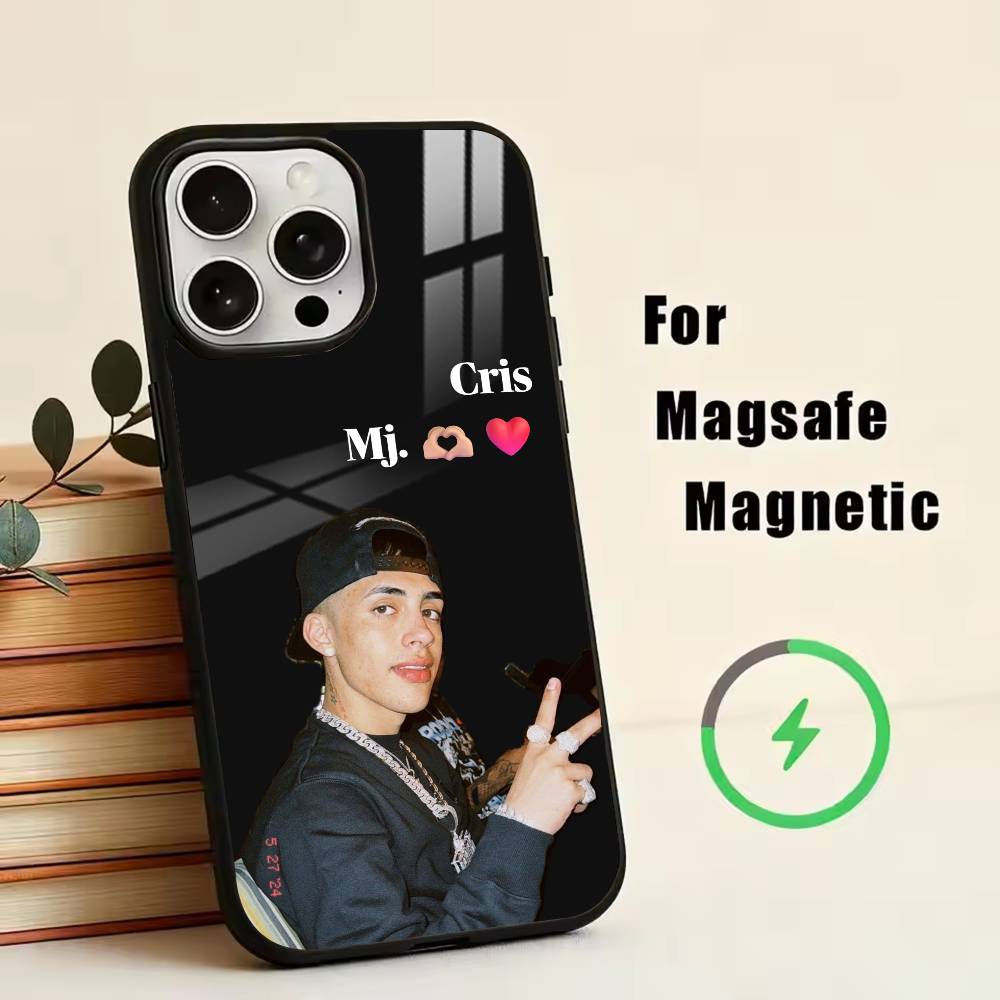 

Cris M-J -Singer Phone Case For iPhone17,16,15,14,13,12,11 Plus,Pro Magnetic For Magsafe Wireless Charging iPhone16PRO