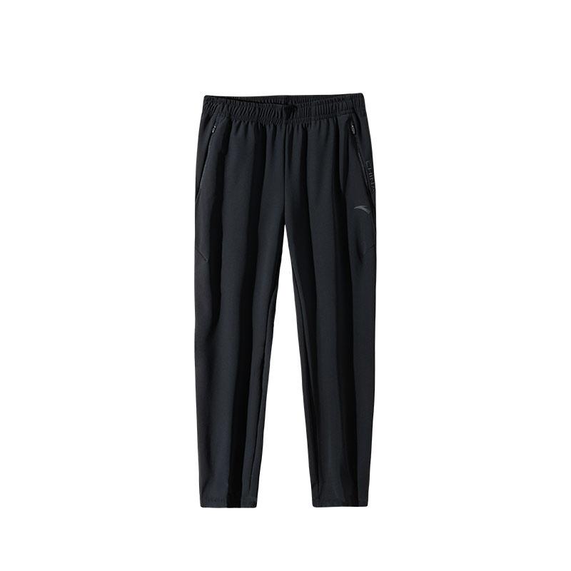 

Anta Elastic Fleece Straight Leg Casual Pants Men bottoms Basic-Black 152447331N-1 L