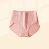LANSWE Women's High-Waist Antibacterial Jacquard Cotton Briefs (3-Pack)