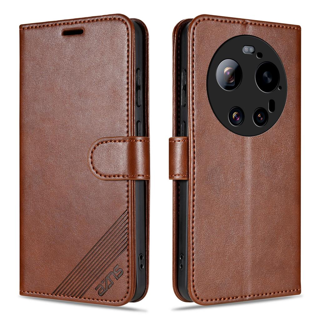 AZNS For Xiaomi 17 Ultra 5G Case Anti-Scratch PU Leather Stand Wallet Phone Cover