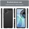 Silicone Protective Case For Motorola Moto G72 Shockproof Matte Cover for Moto G72 Luxury Carbon Fiber Cases Coque Fundas