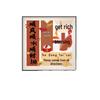 Persimmon Ruyi Decorative Painting: New Year Fu Character for Living Room, Dining Room, or Bedroom - Festive Ornament with Good Fortune Symbolism.