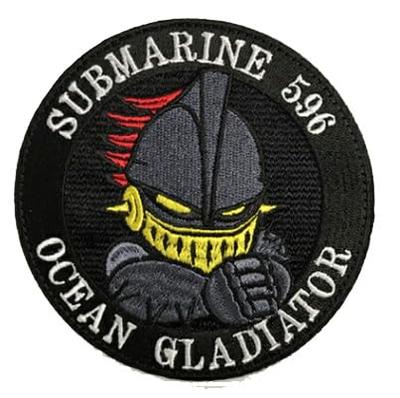 Self-Defense Forces Goods Patch (Submarine Kuroshio) JMSDF Embroidered Velcro WP Kuroshio