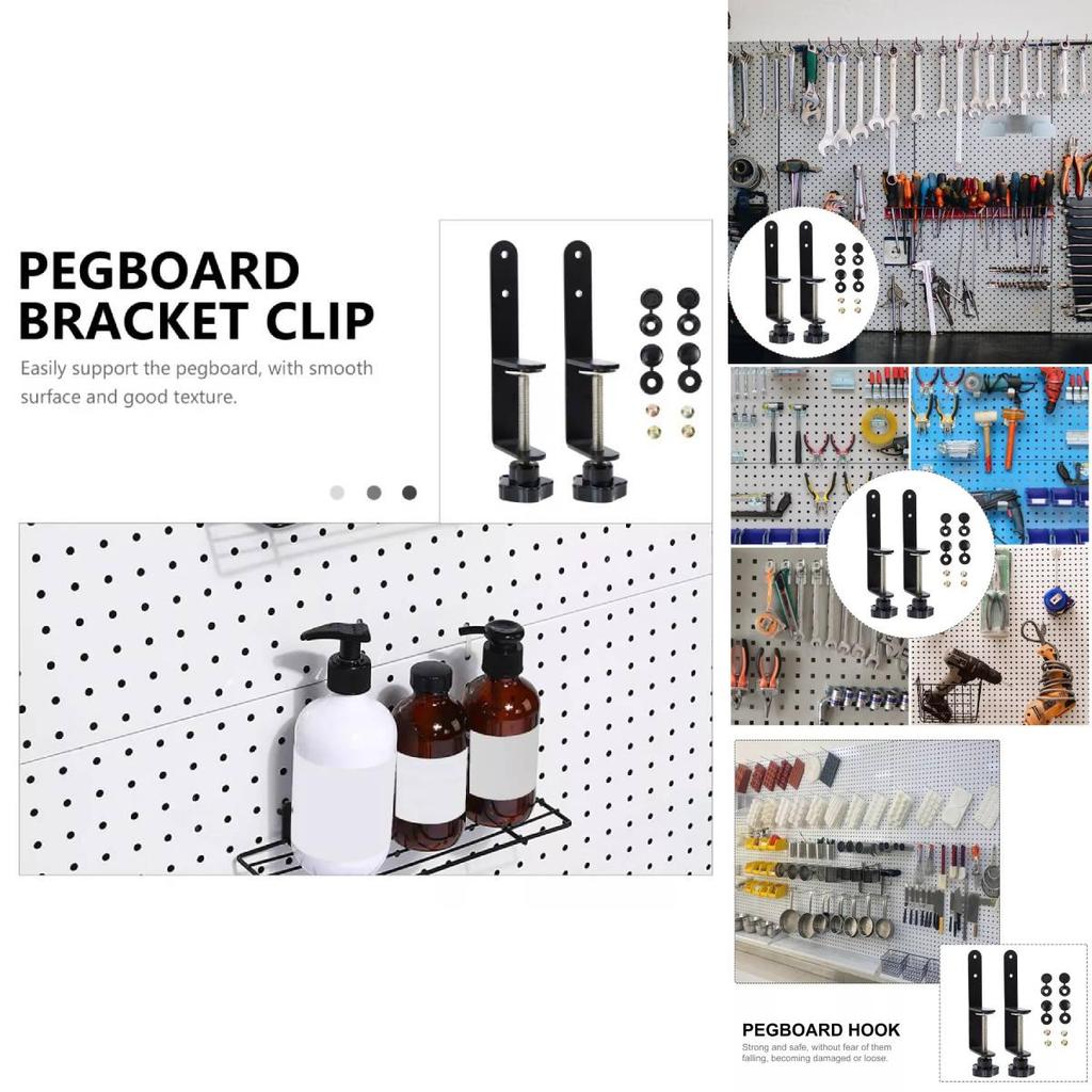 Stylish Pegboard Hook Accessory Holder Compact Storage Shelf Desktop Pen Container