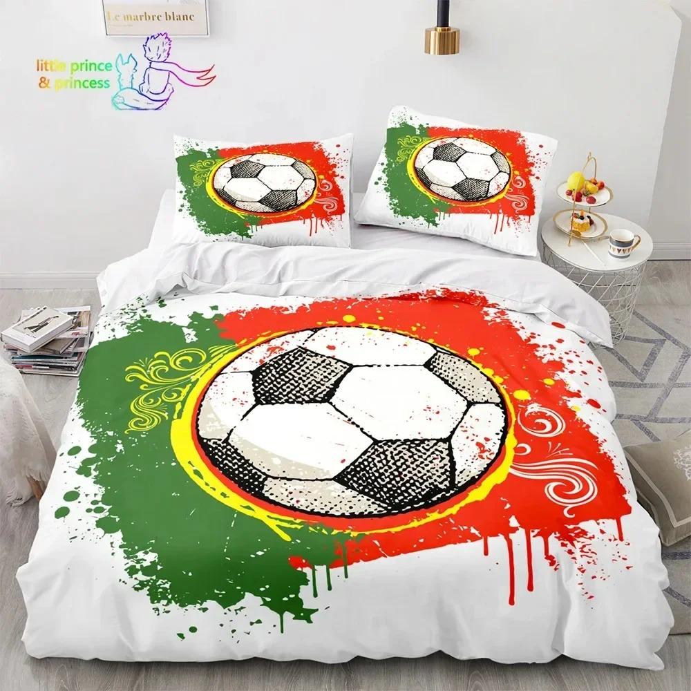 Portugal Flag Country Flag Bedding Set Single Twin Full Queen King Size Bed Set Adult Kid Bedroom Bedding Gift