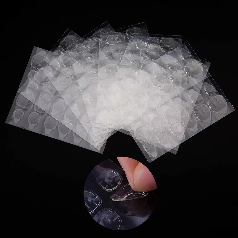 Transparent Double Sided Stickers Self Adhesive UV Jelly Nail Glue New Nail Jelly Glue  Women