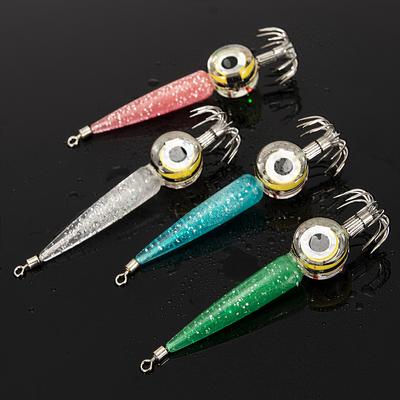 Lumière pour leurre de pêche LED Pêche en eau profonde sous-marine Lampe à calmar Appât à poisson Leurre lumineux pour attirer les poissons
