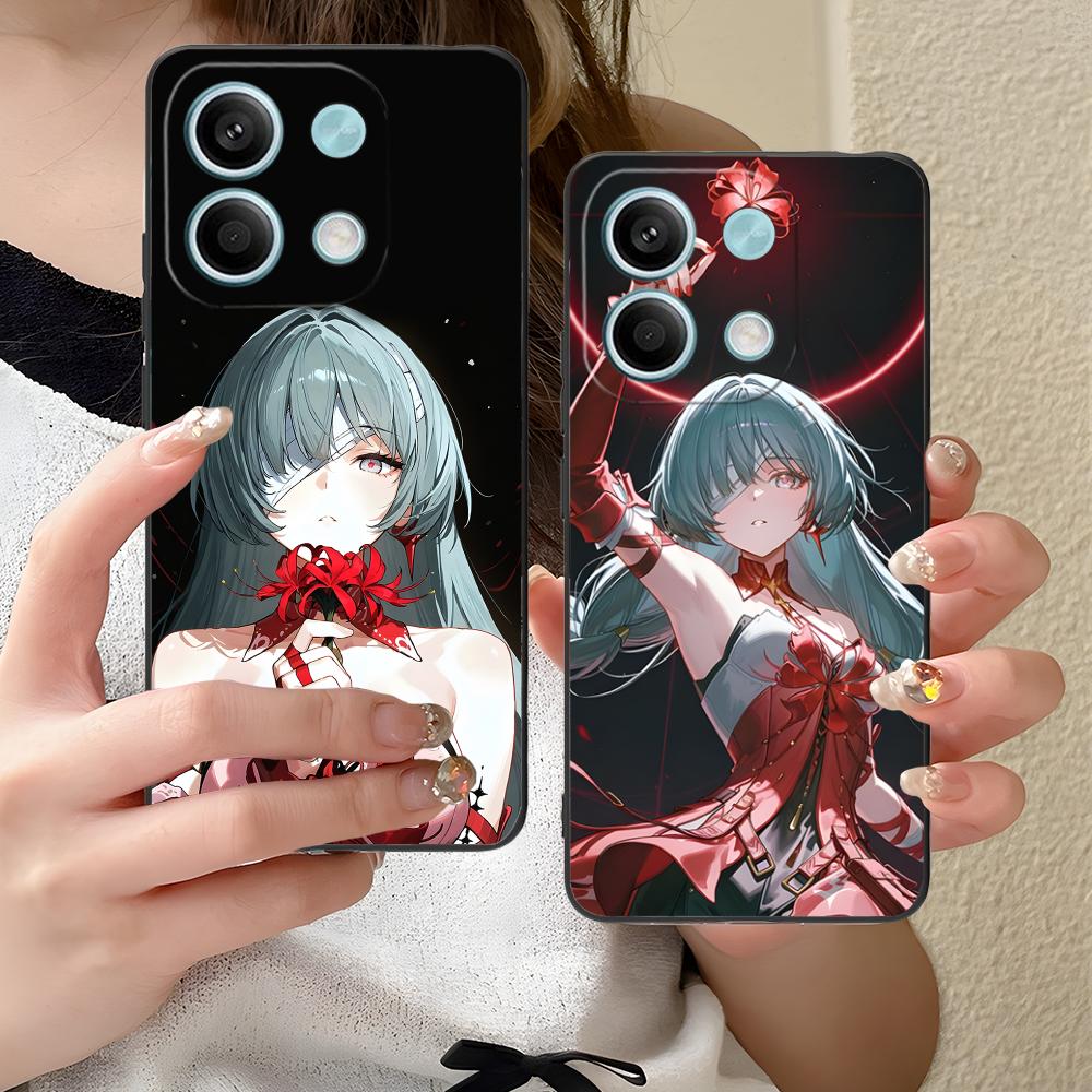Wuthering Waves Phrolova Phone Case for Xiaomi Redmi Note 14 13 12 11 S Pro Plus 4G 5G Colorful Printing Cover Cellphones Luxury