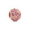 Pink Pavé Daisy Charm Unisex Charm 788797C01