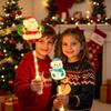 Snowman Handheld Glow Stick Tree Light Up Wand Christmas LED Glowing Stick  Holiday Party