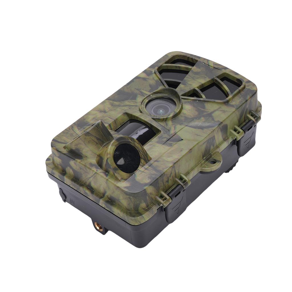 8K 60MP Wildkamera mit Nachtsicht ohne Blitz 130 Grad Weitwinkel Bewegungsmelder IP66 Kamera