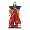 Traditional Japanese Samurais Dolls with Kimonos Figurine In Kimonos for Decoration